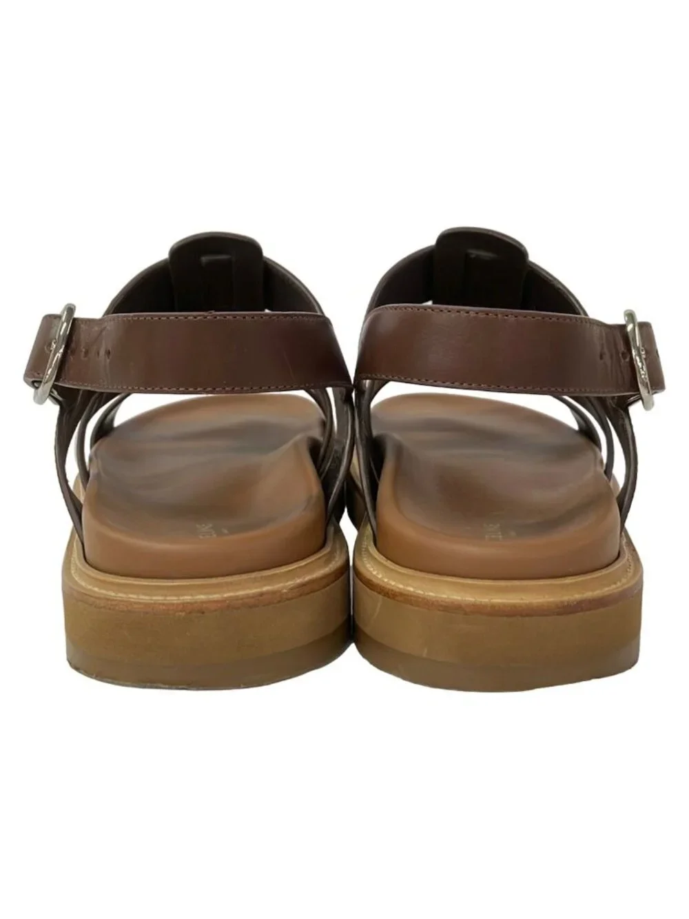 Celine Sandals 40 Tippi Brown Gladiator